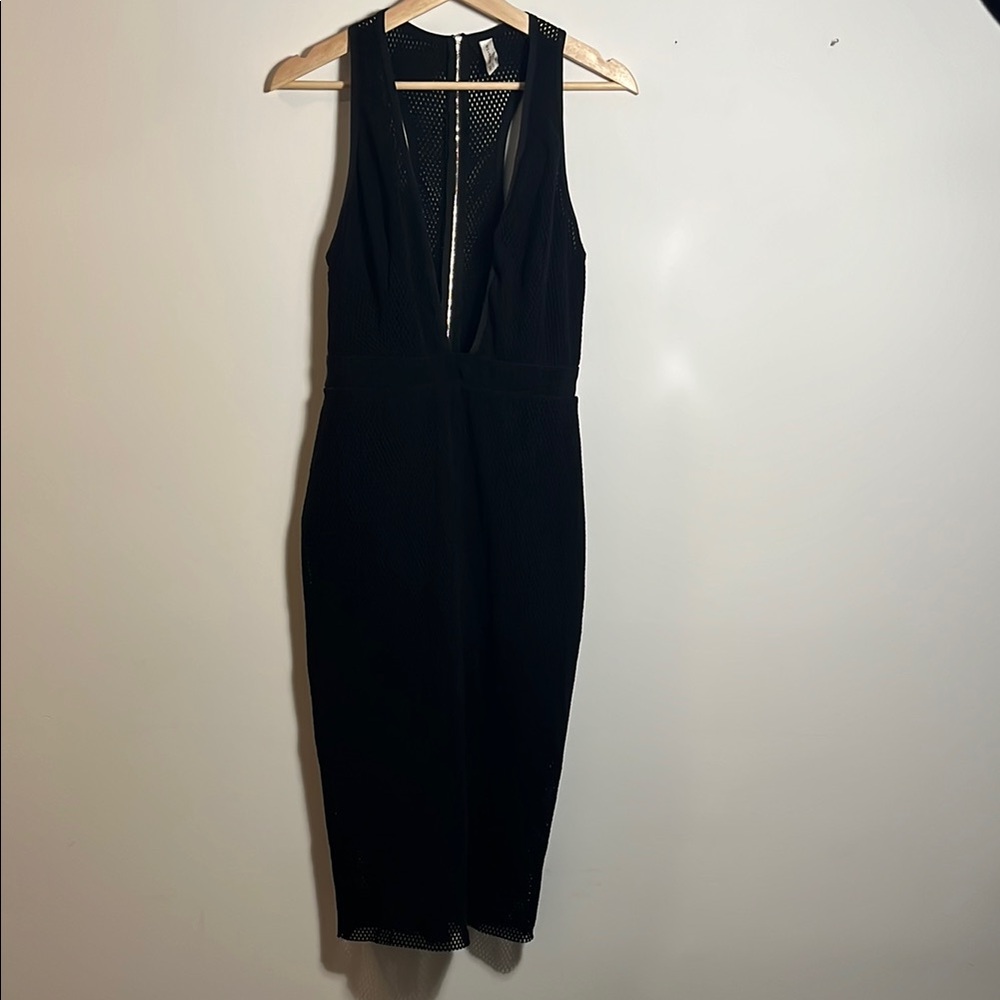 BEC & BRIDGE Elegant Black Sleeveless Dress